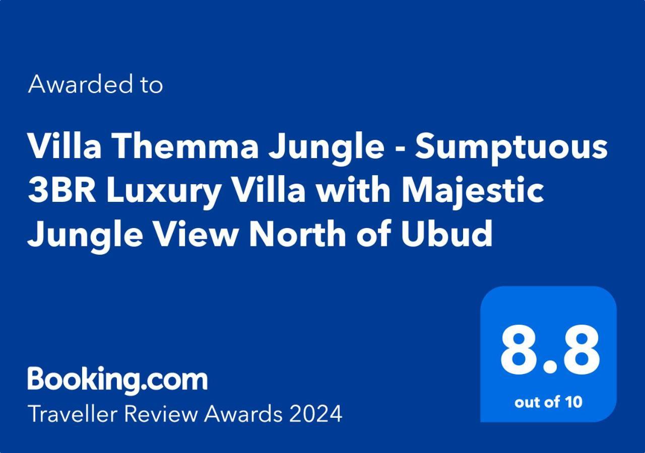 Villa Themma Jungle - Sumptuous 3Br Luxury Villa With Majestic Jungle View North Of Ubud 외부 사진