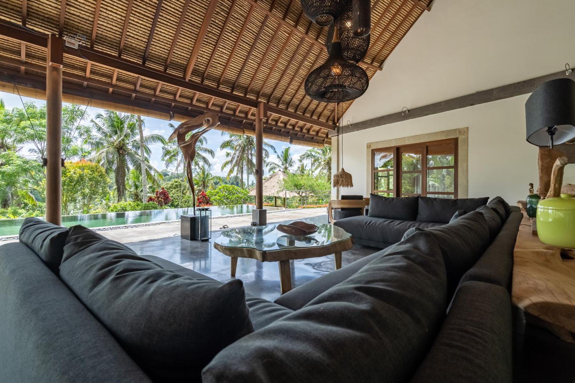 Villa Themma Jungle - Sumptuous 3Br Luxury Villa With Majestic Jungle View North Of Ubud 외부 사진